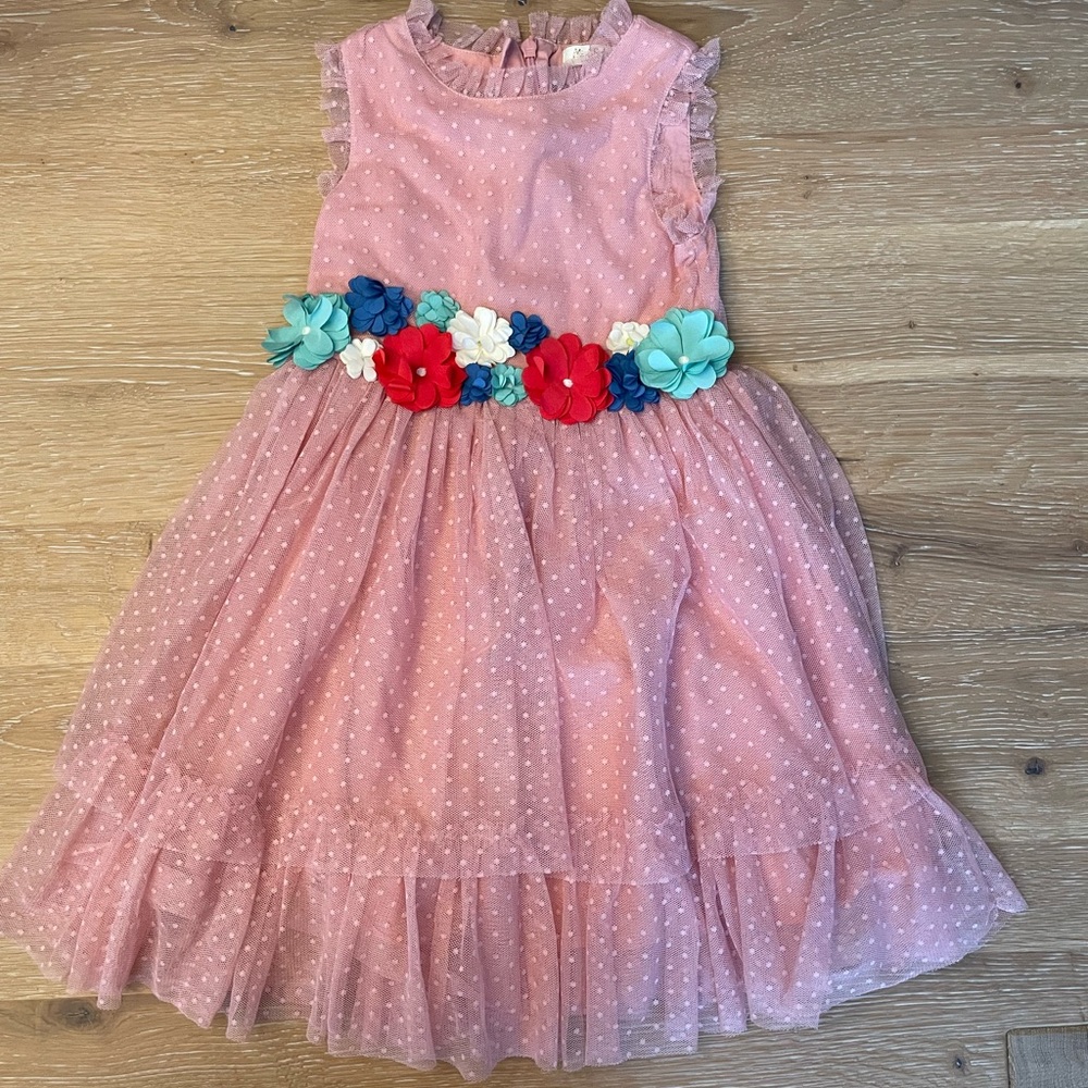 Mini Boden Pink Tulle Dress